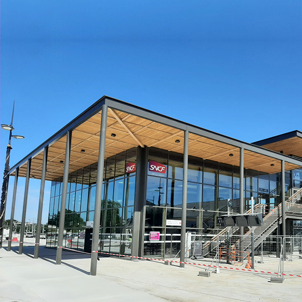 Gare SNCF - réalisation SMAC Lorient